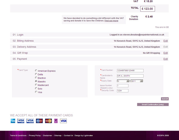 ESPA Payment ESPA Payment